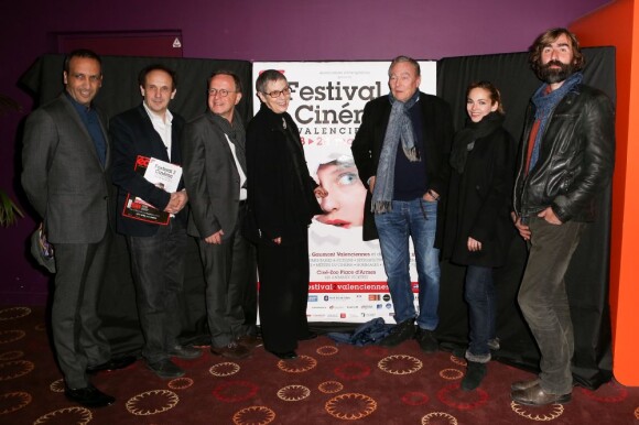Le jury "Documentaires" du Festival 2 Cinéma à Valenciennes : Abdel Raouf Dafri, Yannick Kergoat, François Margolin, Françoise Widhoff, Yves Boisset, Claire Keim, Régis Sauder, le 18 mars 2013.