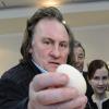 Gérard Depardieu à Saransk le 23 fevrier 2013.