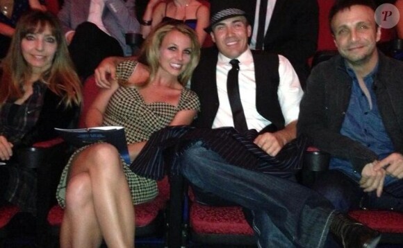 Britney Spears et son petit-ami David Lucado, à Las Vegas le 24 mars 2013.