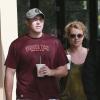 Britney Spears et son petit-ami David Lucado vont prendre un café à Los Angeles, le 19 mars 2013.