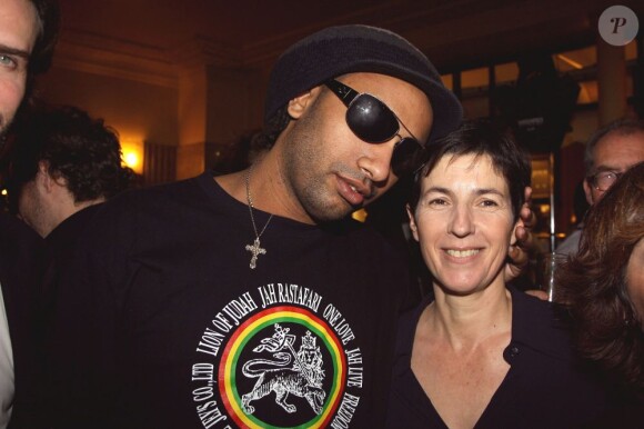 Christine Angot et Doc Gyneco à Paris, le 9 novembre 2006.