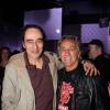 Didier Roustan et Jean-Pierre Savelli fêtent les 80 ans de Michel Hidalgo lors d'une soirée au Palais Maillot à Paris le 25 mars 2013 - Exclusif