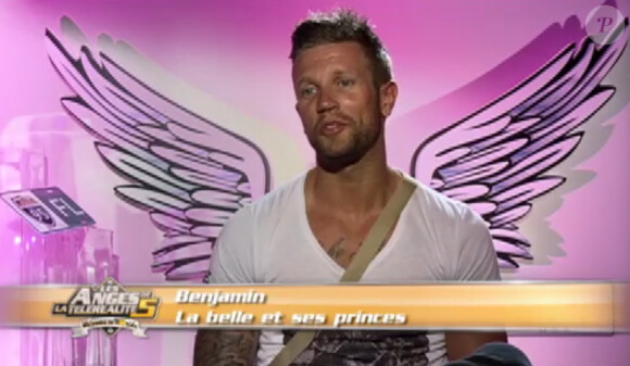 Benjamin dans Les Anges de la télé-réalité 5 sur NRJ 12 le lundi 1er avril 2013