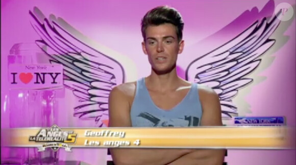 Geoffrey dans les Anges de la télé-réalité 5, mardi 2 avril 2013 sur NRJ12