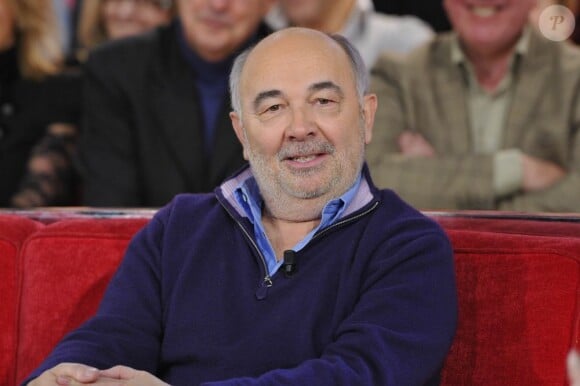 Gérard Jugnot lors de l'émission Vivement dimanche à Paris le 16 janvier 2013