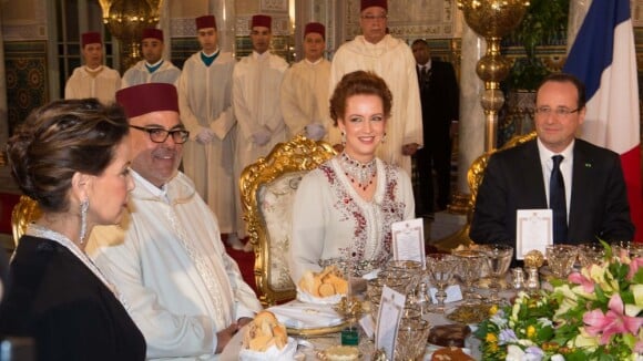 Lalla Salma du Maroc somptueuse, Moulay El Hassan chic pour François Hollande