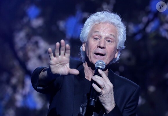 Exclusif - Gérard Lenorman lors de l'enregistrement au Théâtre Marigny de l'émission Toute la télé chante pour le Sidaction à Paris le 21 mars 2013, qui sera diffusée sur France 2 le 6 avril 2013.