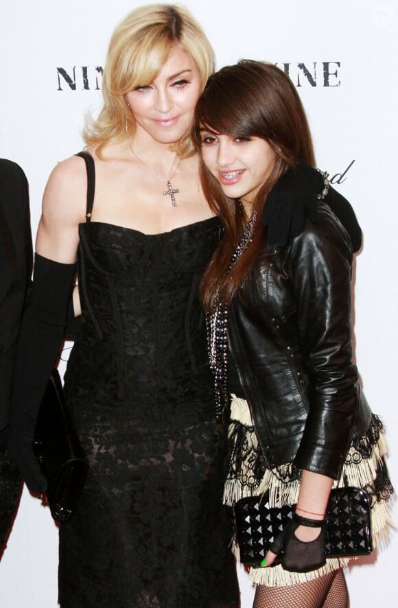 Madonna et Lourdes Leon le 15 décembre 2009 à New York.