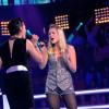 Battle entre Kareen Antonn et Aurore Delplace dans The Voice 2 sur TF1 le samedi 6 avril 2013