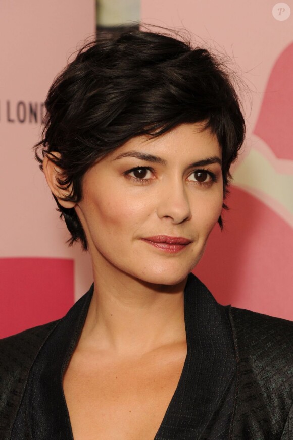 Audrey Tautou lors du photocall du film Thérèse Desqueroux au French Cinema à Londres le 5 avril 2013.