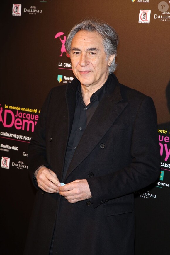 Richard Berry lors de la soirée d'hommage à Jacques Demy pour l'exposition consacrée au cinéaste à la Cinémathèque Française, Paris, le 8 avril 2013.