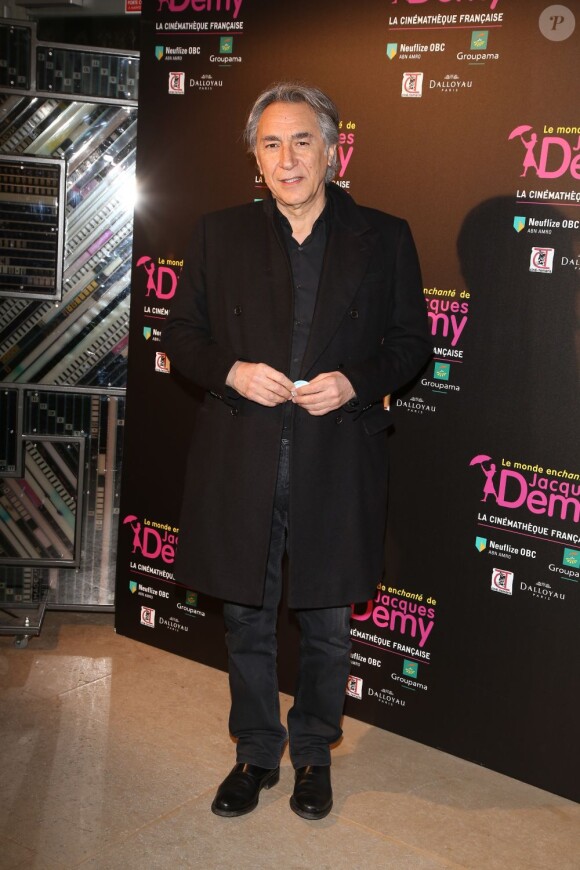 Richard Berry pendant la soirée d'hommage à Jacques Demy pour l'exposition consacrée au cinéaste à la Cinémathèque Française, Paris, le 8 avril 2013.