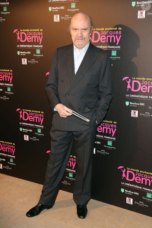 Jean Paul Rappeneau à la soirée d'hommage à Jacques Demy pour l'exposition consacrée au cinéaste à la Cinémathèque Française, Paris, le 8 avril 2013.