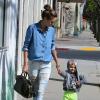La divine Miranda Kerr emmène son fils Flynn sur une aire de jeux à West Hollywood, le 8 avril 2013.