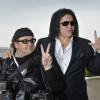 Le rockeur de Kiss Gene Simmons au Mip TV à Cannes le 8 avril 2013