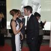 Clotilde Courau pouvait compter sur le soutien de son mari le prince Emmanuel Philibert de Savoie à Cannes le 8 avril 2013, où elle venait présenter lors du 50e Mip TV la série La Source réalisée par Xavier Durringer.