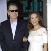 Alyssa Milano et son papa Thomas M. Milano à l'avant-première du film "42" à Los Angeles, le 9 avril 2013.