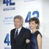 Harrison Ford et Calista Flockhart à l'avant-première du film "42" à Los Angeles, le 9 avril 2013.
