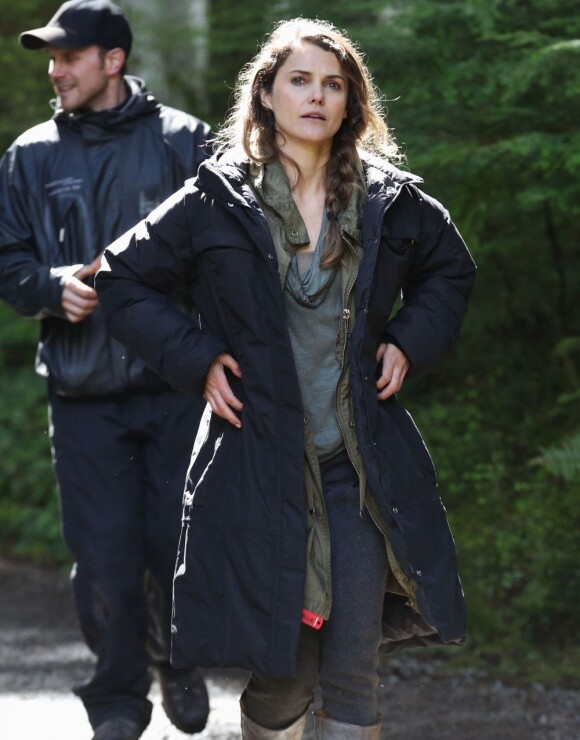 Keri Russell arrive sur le tournage du film Dawn of the Planet of the Apes à Vancouver, le 9 avril 2013.