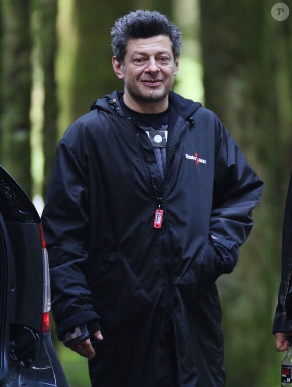 Andy Serkis sur le tournage du film Dawn of the Planet of the Apes à Vancouver, le 9 avril 2013.