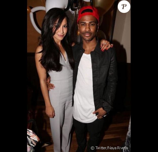 Naya Rivera et son compagnon Big Sean posent sur Twitter, le 26 mars 2013.