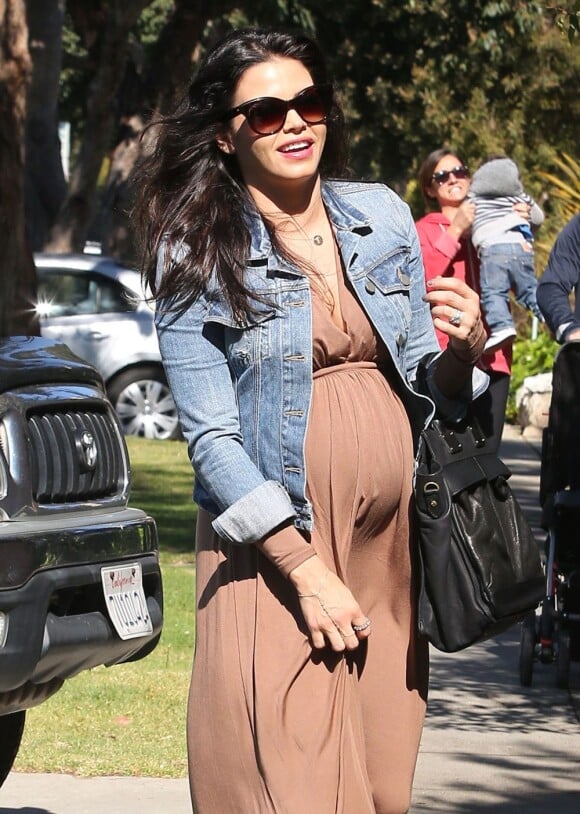 Jenna Dewan, enceinte, se rend chez le médecin à Brentwood, le 13 mars 2013.