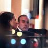 Ruby Rubacuori et son mari Luca dînent dans un restaurant à Milan le 14 avril 2013.