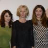 Mélanie Bernier, Sandrine Kiberlain et Elisa Sednaoui enceinte à la première du film Les Gamins au Gaumont Opéra à Paris, le 15 avril 2013.
