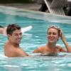 Steven Gerrard et sa femme Alex Curran à Miami en juin 2008.