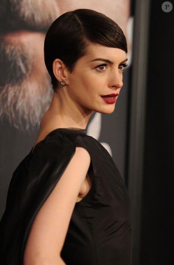 Anne Hathaway à la première du film Les Misérables à New York, le 10 décembre 2012.