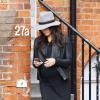 Exclu - L'actrice Jenna Dewan, enceinte à Londres, le 18 avril 2013.