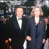 Jane Campion et l'acteur de son film La Leçon de piano, Harvey Keitel, lors du Festival de Cannes 1993