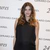 La ravissante Elisa Sednaoui pose enceinte aux 10 ans du sac 24 heures de Gerard Darel à la boutique St Germain à Paris le 18 avril.
Photo exclusive 