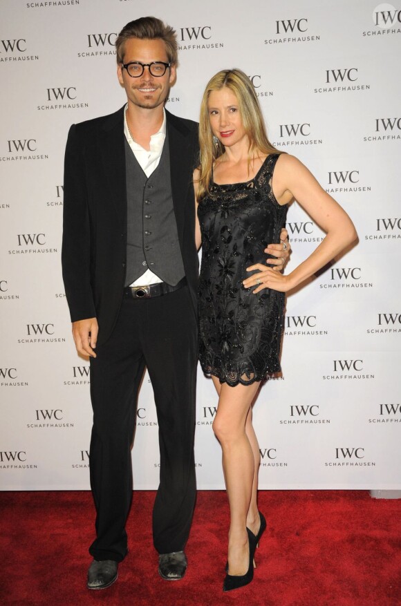 Mira Sorvino, Christopher Backus lors de la soirée "For The Love Of Cinema" à New York, le 18 avril 2013 dans le cadre du festival de Tribeca