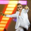 Justin Bieber en concert à Oslo, le 16 avril 2013.