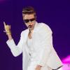 Justin Bieber en concert à Oslo, le 16 avril 2013.