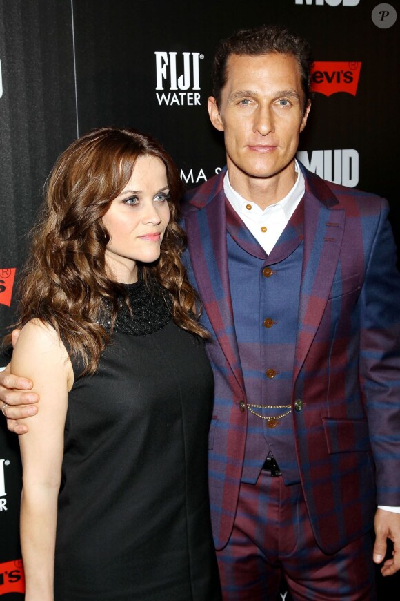 Reese Witherspoon et Matthew McConaughey pendant la première du film Mud à New York le 21 avril 2013.