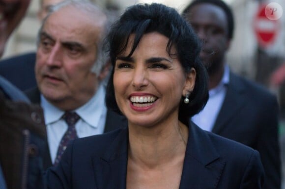 Rachida Dati, candidate de la primaire devant désigner le chef de file de l'UMP aux municipales à Paris en 2014. Photo prise le 17 avril à Paris.
