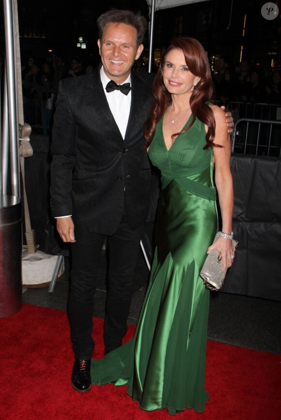 Roma Downey et Marc Burnett sur le tapis rouge du gala organisé par le magazine Time, à New York, le 23 avril 2013.