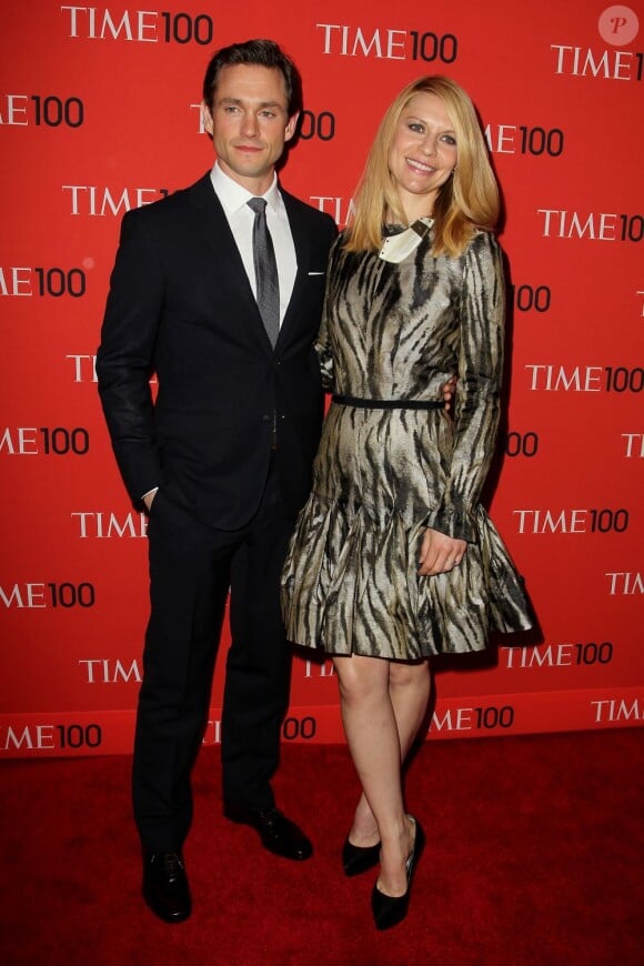 Hugh Dancy et Claire Danes sur le tapis rouge du gala organisé par le magazine Time à New York, le 23 avril 2013.