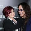 Sharon Osbourne et son mari Ozzy Osbourne à la première du film Total Recall, à Hollywood, le 1er août 2012.