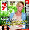 Rebecca Hampton, enceinte, en couverture de Télé 7 Jours, en kiosques le 29 avril 2013