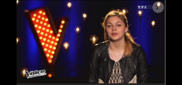 Louane dans The Voice 2, samedi 27 avril 2013 sur TF1