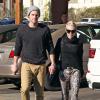Miley Cyrus et son petit ami Liam Hemsworth en sortie à Los Angeles, le 22 décembre 2012.