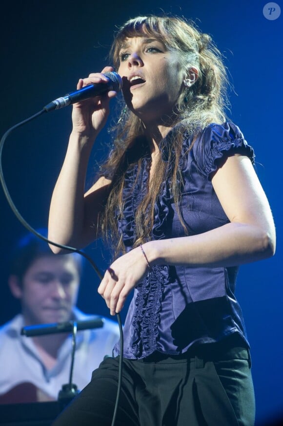 Zaz en concert au Royal Albert Hall à Londres, le 11 mars 2013.