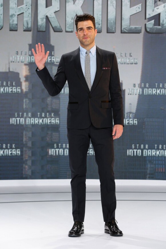 Zachary Quinto lors de l'avant-première du film Star Trek Into Darkness à Berlin le 29 avril 2013