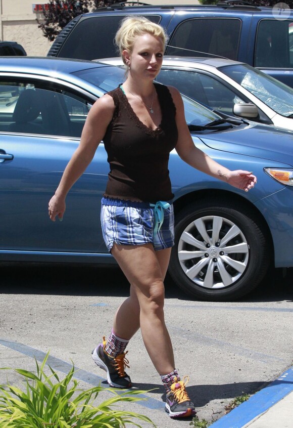 Britney Spears se rend à la gym à Thousand Oaks, Los Angeles, le 29 avril 2013.