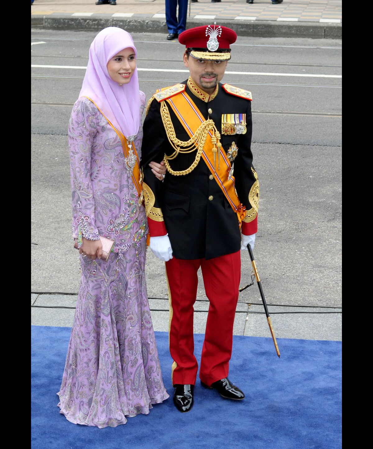 Photo Le Prince Al Muhtadee Billah De Brunei Et La Princesse Sarah à La Prestation De Serment 7942