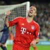 Franck Ribéry lors de la victoire du Bayern Munich face à Barcelone en demi-finale de la Ligue des champions à Barcelone le 1er mai 2013 (0-3)