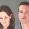 Photo d'arrestation de l'actrice Reese Witherspoon et de son mari Jim Toth. Le couple a été arrêté à Atlanta, le 19 avril 2013.